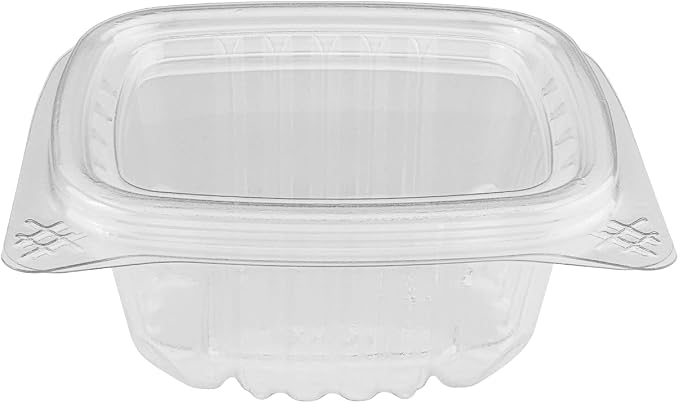 Karat 4oz PET Clear Clamshell Deli Containers - Leak-Resistant, Easy Seal for Freshness, Ideal for Salads, Fruits, Sides & Desserts - Multipurpose Plastic Take Out Food Containers (Pack of 400) - Image 7