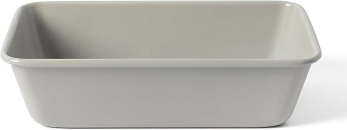 Martha Stewart Gallen 9 Inch Nonstick Carbon Steel Loaf Pan - Cool Grey (Pack of 6) by MarthaStewart