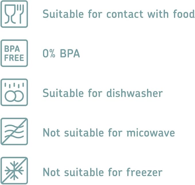 Mepal - Storage Container Modula 4-Piece Set – Clear Food Container with Lid - Kitchen Organizers & Plastic Storage Boxes – Stackable & Airtight – 4 x 2000 ml – White - Image 4