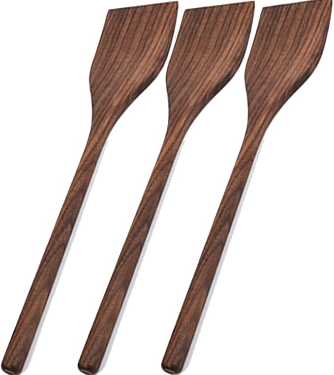 Black Walnut Kitchen Utensils Set,Handmade Natural Walnut Solid Spoon, Slotted Spoon, Spaghetti Server, Spatula, Slotted Spatula,3 spatula… by FiunkesLightFixture