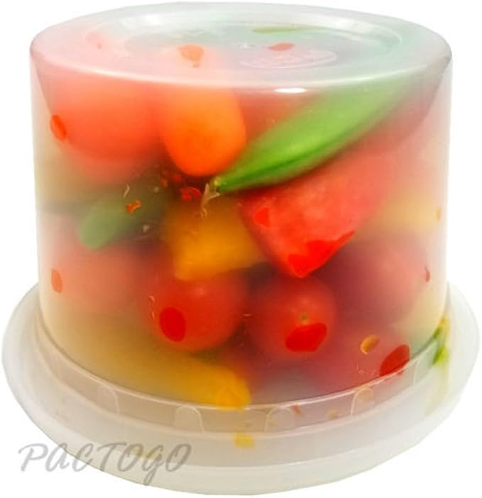 16 oz. Heavy Duty Round Deli Food Soup Plastic Container w/Lid 100% BPA Free (Pack of 48 Sets) - Image 7