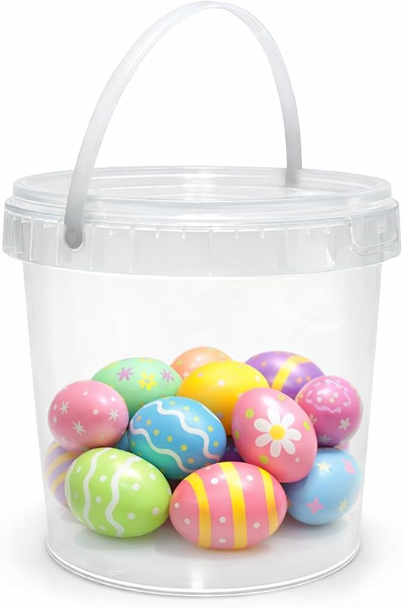 4U'LIFE 128 oz [6-Pack] Tamper-Evident Containers with Lids and Handle | BPA Free, microwave-safe, freezer-safe and multi-purpose for ice cream, events and bulk food storage - Image 6
