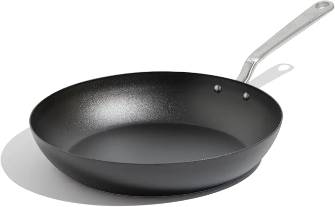 Made In Cookware - Seasoned 12" Carbon Steel Frying Pan - Professional Cookware - Crafted in Sweden - Induction Compatible by Unknown