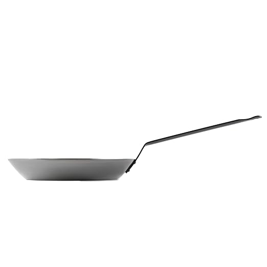 Winco 10 3/8" Carbon Steel Fry Pan French | Heavy-duty, Great for Sauteing, Searing and Frying - Image 2