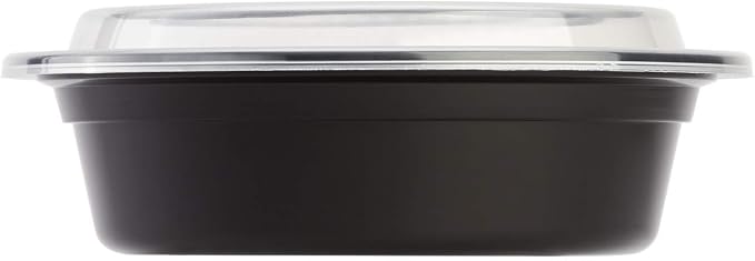 Karat Meal Prep Containers [16 oz - 150 ct] Reusable & Disposable Take Out Bowls with Lids - Microwave & Dishwasher Safe Bento Boxes - Image 4