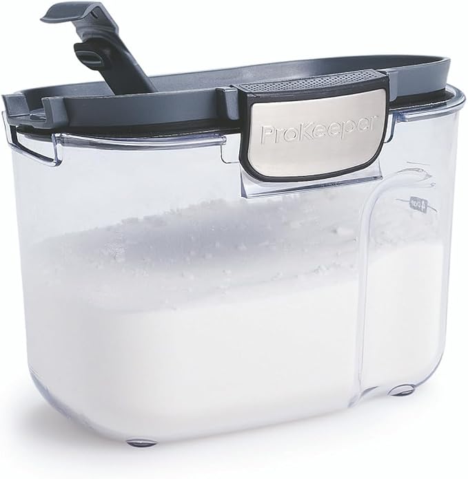 Progressive International ProKeeper+ Clear Plastic Airtight Food Baker's Kitchen Storage Organization Container Canister Set with Magnetic Accessories, 2- Piece Set (Specialty Sugar 1.5-Quart) - Image 4