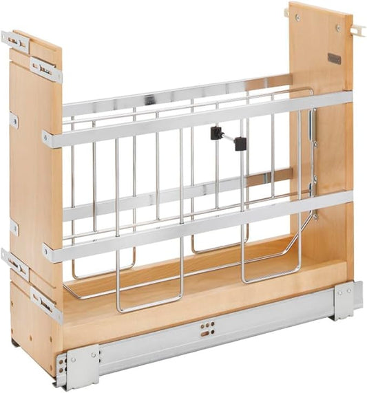 Rev-A-Shelf Wood Bakeware Pullout Organizer w/Soft-Close by Rev-A-Shelf