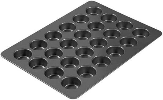 Wilton Perfect Results Premium Non-Stick Mega Standard-Size Muffin and Cupcake Baking Pan, Standard/ STD 24-Cup by Wilton