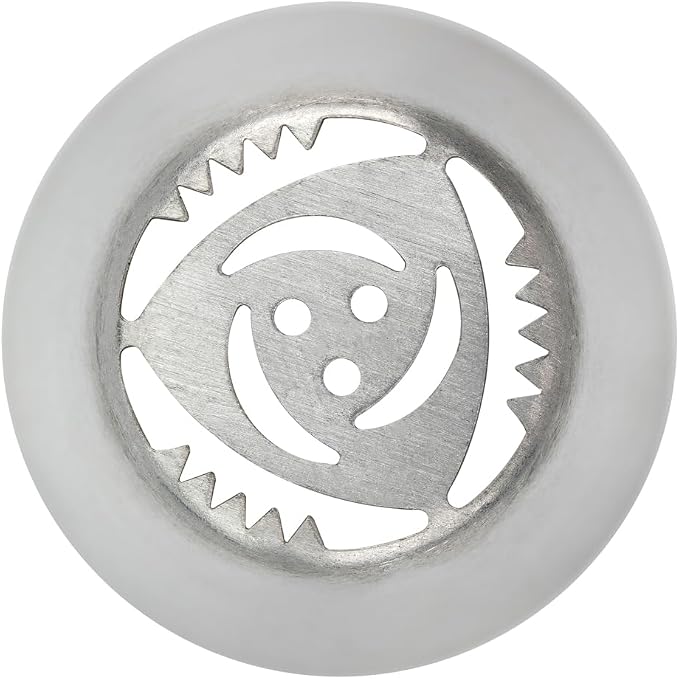 Restaurantware Pastry Tek Russian Piping Tip 1 Rose Cake Decor Piping Tip - #9 Corrosion-Resistant Stainless Steel Decorating Tip For Frosting Dishwasher-Safe Decorate Cupcakes Cakes or Cookies - Image 2