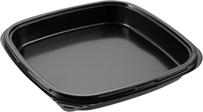 Restaurantware Plastic Sushi Trays 100 Pack of 10.6 x 10.6 x 1.77 Inch With Clear Lids Leak-Resistant Sushi Take Out Boxes Stackable Containers For Grab-And-Go - Image 13