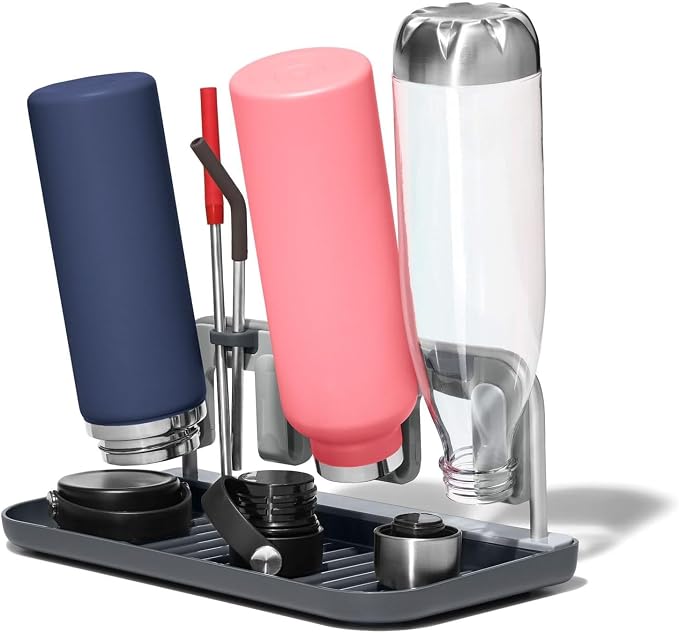 OXO Good Grips Aluminum Frame Bottle Drying Rack by Unknown