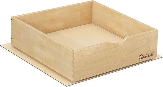 WelFurGeer Soft Close Pull Out Drawer for Kitchen Cabinets, 20" W x 21" D Pull Out Cabinet Organizer, Heavy-Duty Cabinet Organizer with Easy Installation, Space-Saving Pullout Drawer for Home, Kitchen by WelFurGeer