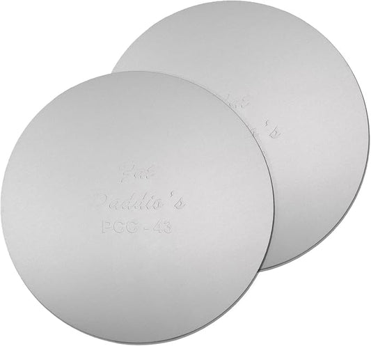 Fat Daddio's PCB-4PK Anodized Aluminum Replacement Bottom for 4 Inch Cheesecake Pan, Set of 2 by FatDaddios