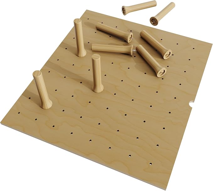 Dowell 4-Piece Wooden Pegs for Pegboard -Drawer Organizer – Adjustable to Fit of Various Sizes, Customizable Storage for Pots, Pans, and Plates-4007 PEG -4Pack(PEG4) - Image 3