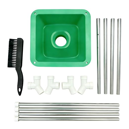 Extra Large Silicone Funnel with Stand Collapsible, Kitchen Funnel with Black Anti-Static Brush, Wide Mouth Design Fit All Size Dryer Trays, Easy Transfer Food to Mason Jars and Mylar Bags - Image 2