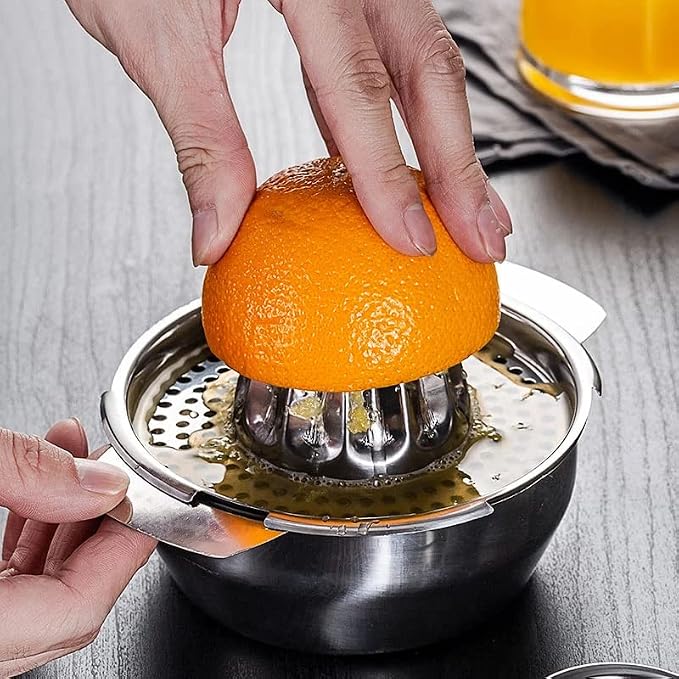 Stainless Steel Lemon Squeezers, Manual Juicer Lime Citrus Orange Fruit Hand Press Squeezer - Image 3