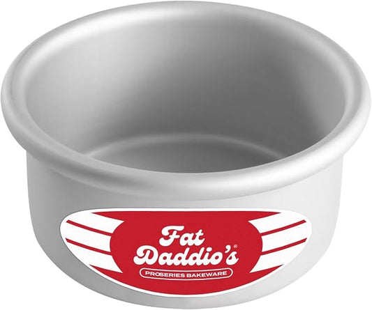 Fat Daddio's Anodized Aluminum Round Cake Pan, 4 x 2 Inch by FatDaddios