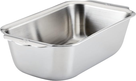 Hestan Provisions OvenBond – Tri-ply Clad Stainless Steel, 1-Pound Loaf Pan (9" x 5") by Unknown
