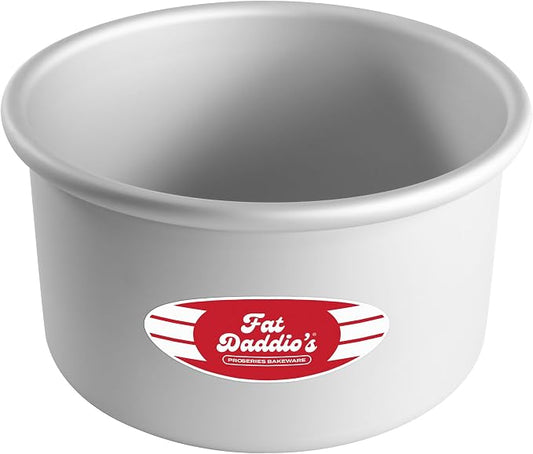 Fat Daddio's Anodized Aluminum Round Cake Pan, 7 x 4 Inch by FatDaddios