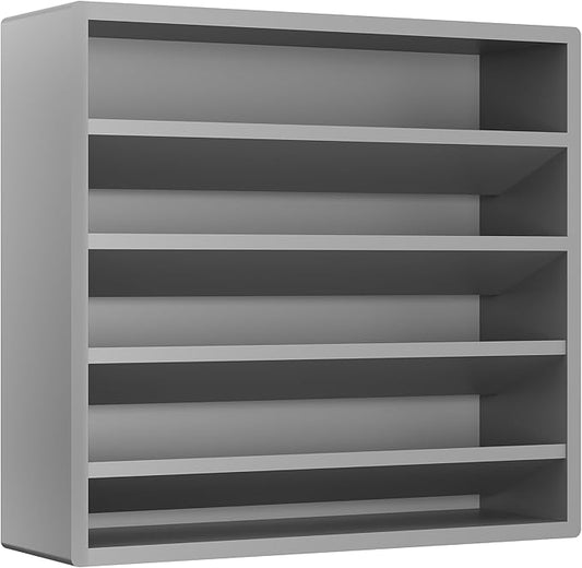 Orimade 4 Tier Spice Rack Organizer for Cabinet, Freestanding Bamboo Seasoning Rack for Countertop, Cupboard, Pantry, Kitchen, 13.18 x 4.13 x 12.2 inches(Spice Jars Not Included), Grey by Orimade