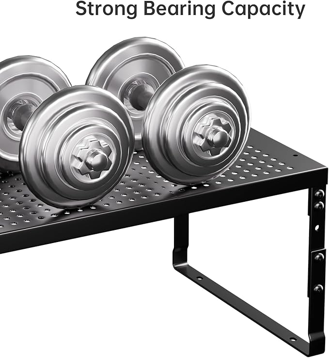 Expandable Adjustable Cabinet Shelf Organizer - Stackable Metal Spice Rack for Kitchen Pantry, Countertop, Cupboard & Bathroom (1Pack/Black,Large) - Image 5