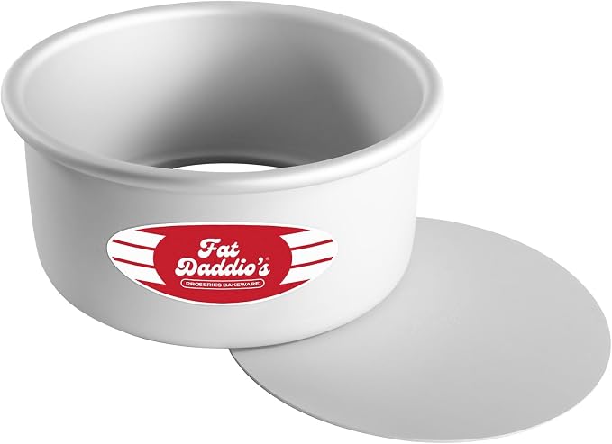 Fat Daddio's PCC-63 Round Cheesecake Pan, 6 x 3 Inch, Silver by FatDaddios