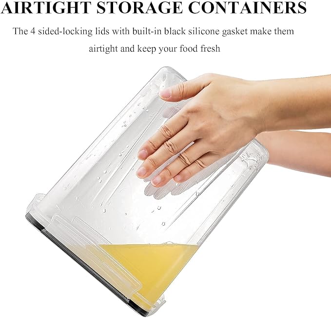 Wildone 14 Pcs Food Storage Containers and 4 Pcs Large Food Storage Containers Bundle - Image 8