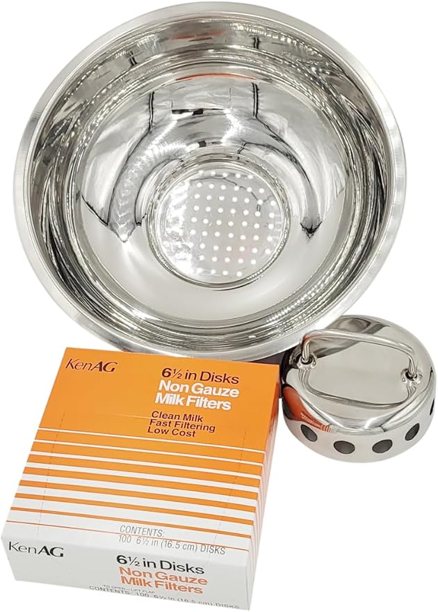 SS Strainers (Large Strainer & Pail Combo, 17 L Pail & Large Strainer Combo) - Image 5