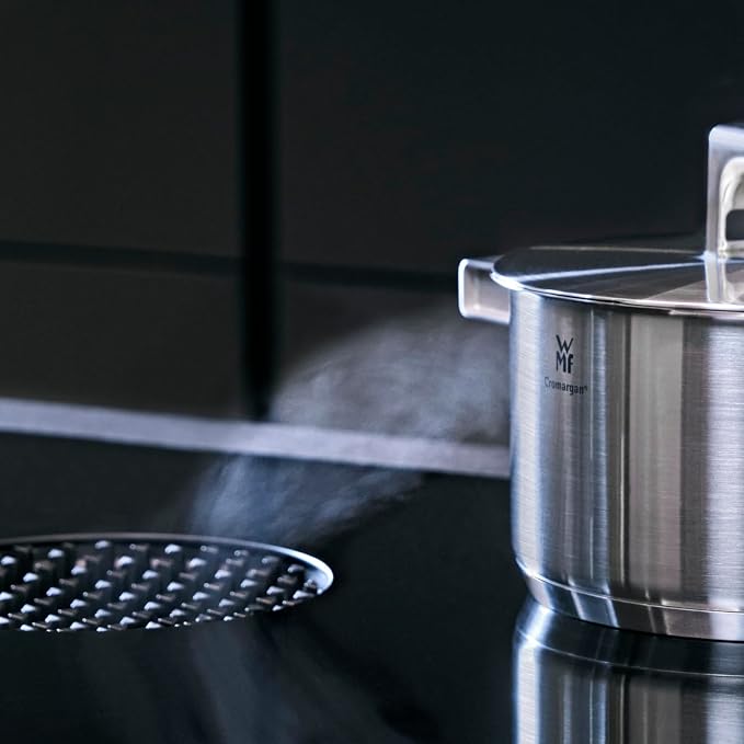 WMF Ultimate Cool Small Cooking Pot 20 cm, Stainless Steel Lid, Stewing Pot Induction 2.5 L, Cromargan Stainless Steel Matt, Heat Reducing Handles, Induction Pot with Inner Scale, Dishwasher Safe - Image 16