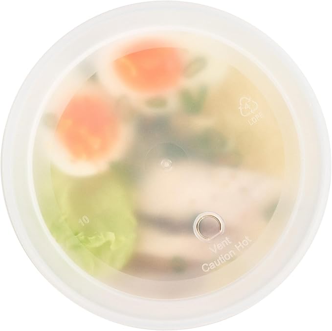 Restaurantware Plastic Food Container 100 Pack of 48 oz Clear Microwave-Safe Storage Container With Lid Leakproof Round Shape Disposable Freezer-Safe - Image 12
