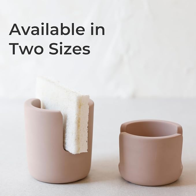 Diatomite Stoneware Sponge Holder & Sink Caddy, Drying Stone Kitchen Sink Organizer for Counter, Water-Absorbing Diatomaceous Earth Sponge Tray for Kitchen & Bathroom Countertop - Image 7