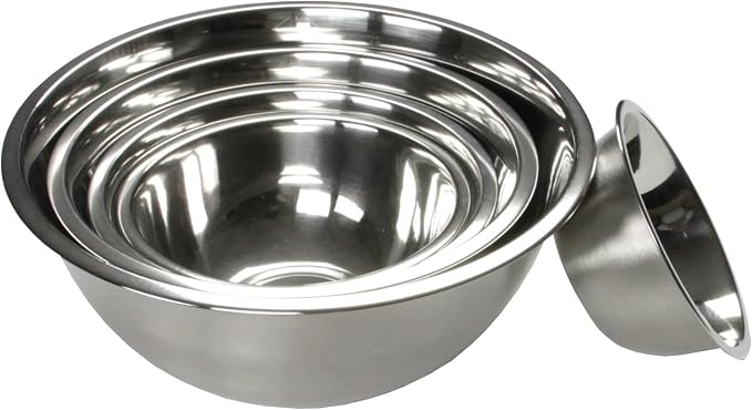 Chef Craft Brushed Mixing Bowl, 3/4 Quart, Stainless Steel - Image 2