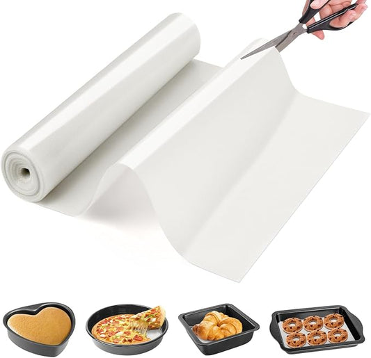 Silicone Baking Mat Roll - Best German Silicone -Heat Resistant Pie Cookie Bread Pizza Macaron Baking Mat, Silicone Pastry Mat, Non-Stick Dough Mat Non-slip Silicone Mat Roll for Countertop Protector by GoldeerkitchenBakingAccessoriesTools