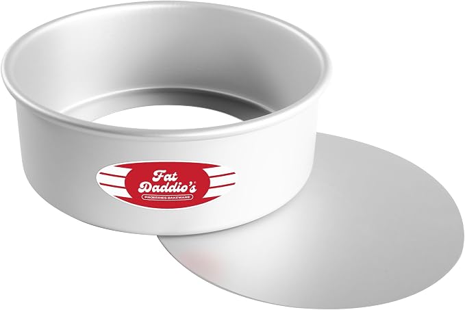 Fat Daddio's PCC-83 Anodized Aluminum Round Cheesecake Pan, 8 x 3 Inch by FatDaddios