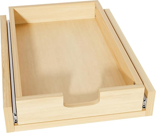 Pullout Cabinet Organizer, 20''W×21''D×3''H Slide Out Shelves for Kitchen Cabinets, Pull out Drawers for Kitchen Cabinets, Pantry, Bathroom, & Storage Organization by GREHITK