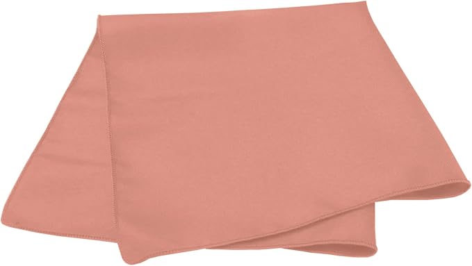 17x17-Inch Polyester Cloth Napkins, Dusty Rose, Set of 12 | Bulk Case of 1 Dozen, Square, Seamless, Serged Edges, Machine Washable, Wrinkle-Resistant, Flame-Resistant, Stain-Resistant - Image 2