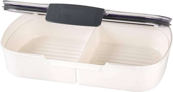 ProKeeper Split Deli Food Storage Container with Air-Tight Silicone Seal and Dry Erase Compatible Lid, 11.75 - Image 3