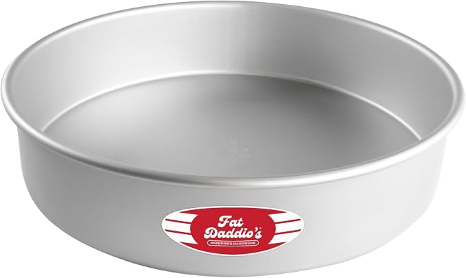 Fat Daddio's Round Cake Pan, 13 x 3 Inch, Silver by FatDaddios