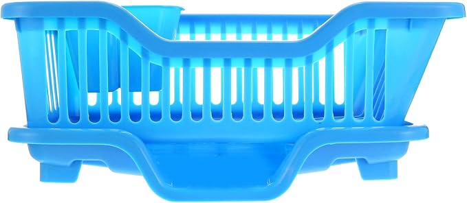 Kichvoe 1set Dish Draining Rack Simple Style Kitchen Dish Drainer Drainage Design for Organized Countertop Keep Dry Tidy Smooth Edges for Easy Access by Kichvoe