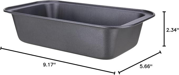 I-Bake Premium 2lb Non-Stick Loaf Pan – Heavy Duty Carbon Steel, Easy Release, Dishwasher Safe – Perfect for Baking Bread, Meatloaf, and Cakes - Image 15