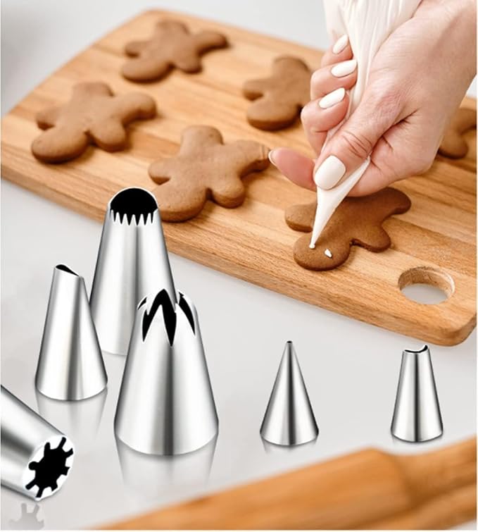 Cake Decorating Kit,Piping Bags and Tips Set,Cake Decorating Supplies,Frosting Piping Kit,Cake Baking Supplies for Beginners (66PCS) - Image 2