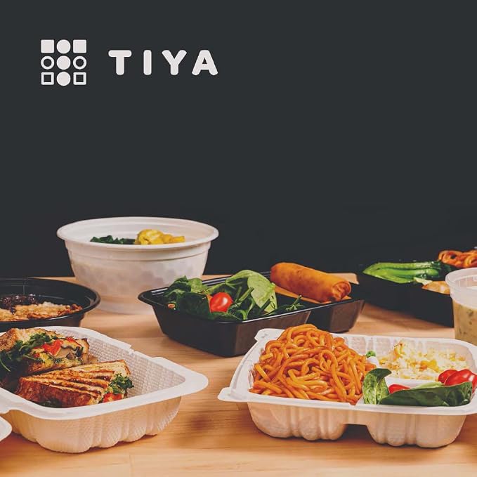 TIYA Food Containers - 8oz Bulk 240 Pack with Lids - Food Storage to-Go Containers - Reusable Microwavable Dishwasher Safe Cups - Airtight Leak Proof for Soups & Meal Prep - Image 7