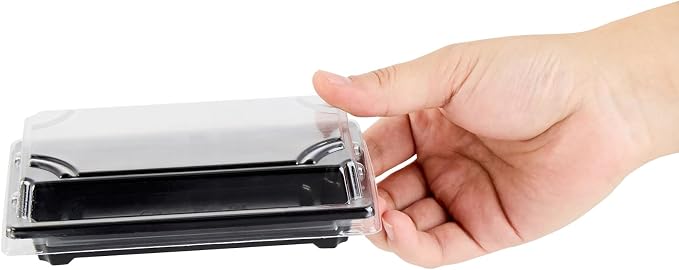 Restaurantware Plastic Sushi Trays 100 Pack of 5.3 x 3.15 x 1.57 Inch With Clear Lids Leak-Resistant Sushi Take Out Boxes Stackable Containers For Grab-And-Go - Image 11