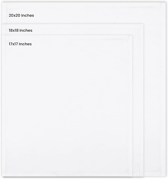 Bulk 144-Pack Hotel Cloth Napkins, 20" x 20", Wrinkle Resistant, White | High Volume Collection for Restaurants, Catering & Event Venues, Washable & Reusable - Image 2