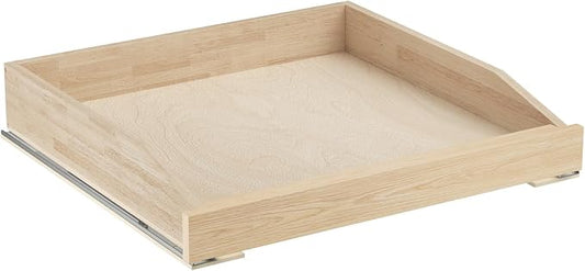 ROOMTEC Pull Out Cabinet Organizer with Soft Close, 22-1/2" W x 21" D, Pull Out Cabinet Drawer for Kitchen cabinets, Pull Out Cabinet Shelf, Finished, Bottom Assembly by ROOMTEC