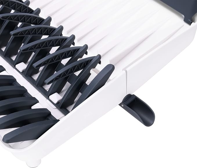 Empava Folding Dish Rack with Drainer, Dish Drying Rack Drainboard Set with Removable Utensil Holder, Cup Holder and Adjustable Spout, Dish Drainer in Sink for Kitchen Countertop EMPV-GIFT10 - Image 7