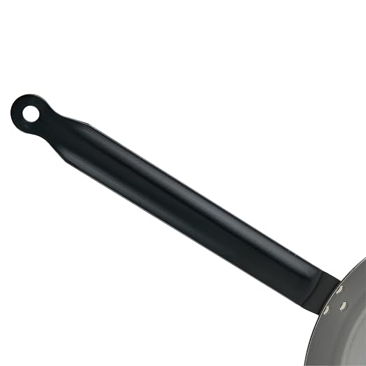 Winco 10 3/8" Carbon Steel Fry Pan French | Heavy-duty, Great for Sauteing, Searing and Frying - Image 5