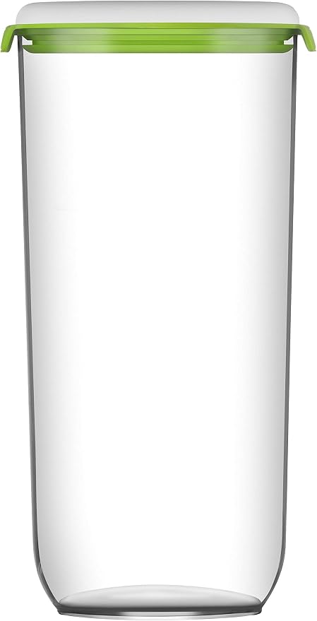 FOSA Large Round Food Containers with Click-Button Vacuum Seal, BPA-free, Vacuum food container storage for dried goods, pasta, beans - Image 4