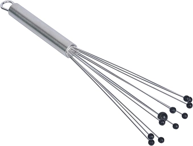 Restaurantware 10.5 in Stainless Steel Ball Whisk with Silicone Tips - 6 Pack - German Standard Sauce & Gravy Whisk, Non-Scratch, Dishwasher Safe - Non-Stick Safe Silicone Ball Whisk for Baking - Image 12