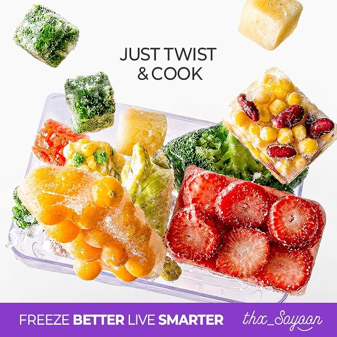 Freezer Containers for Food Storage 24pcs - Soup with Lids Safe - Twist Release - Flexible Frozen Design - BPA Free - Image 2